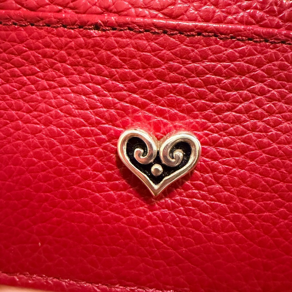 BRIGHTON B Wishes Card Case Holder Leather Lipstick Make Every Moment Count - Picture 5 of 13